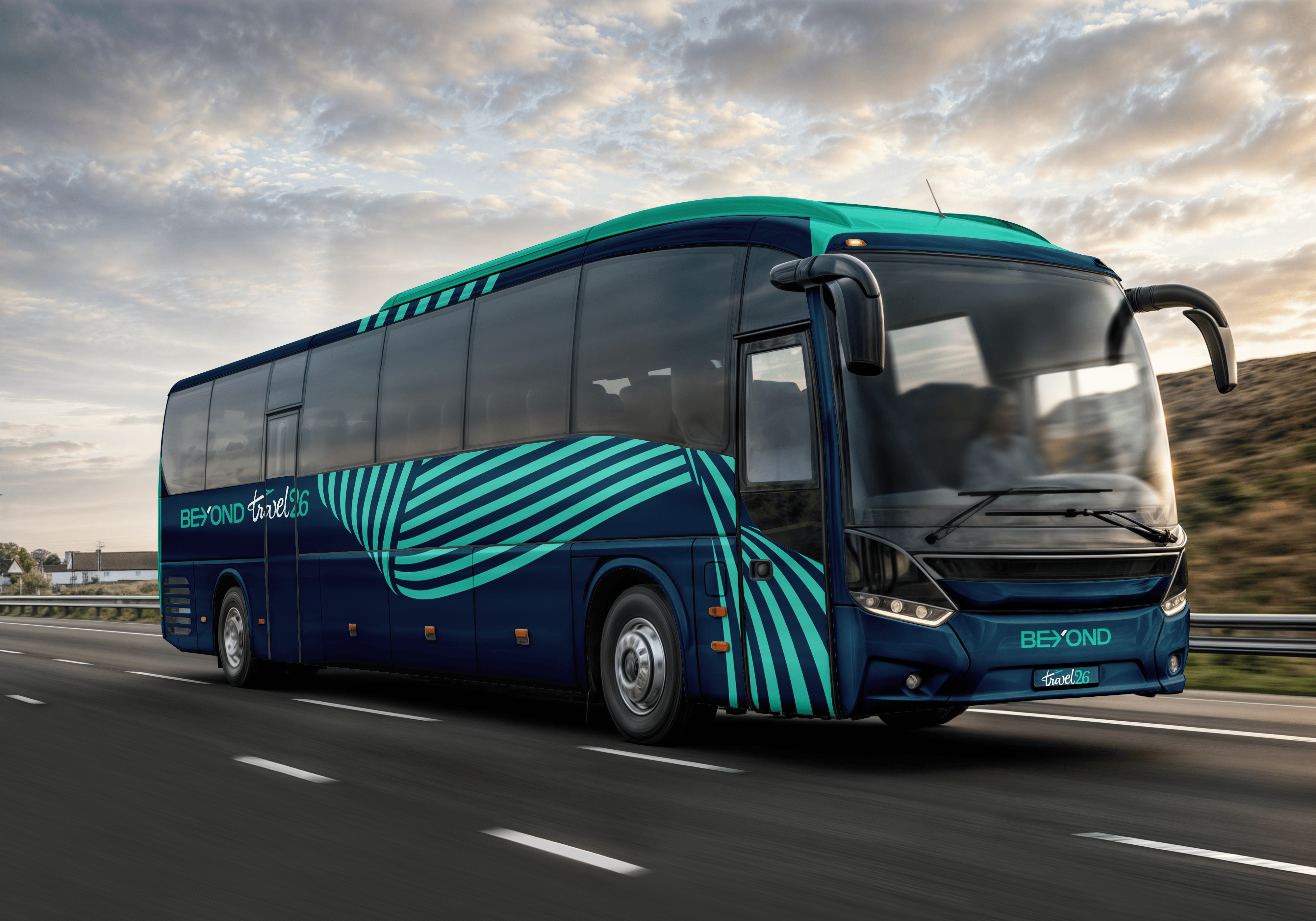 Luxury ground transfer bus by BEYOND Travel 26
